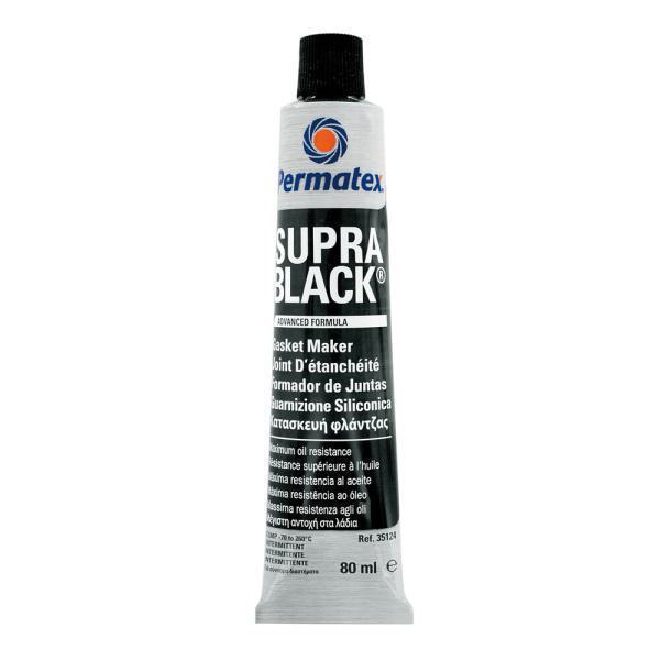 Φλαντζόκολλα Σιλικόνης Supra Black 80ml Permatex